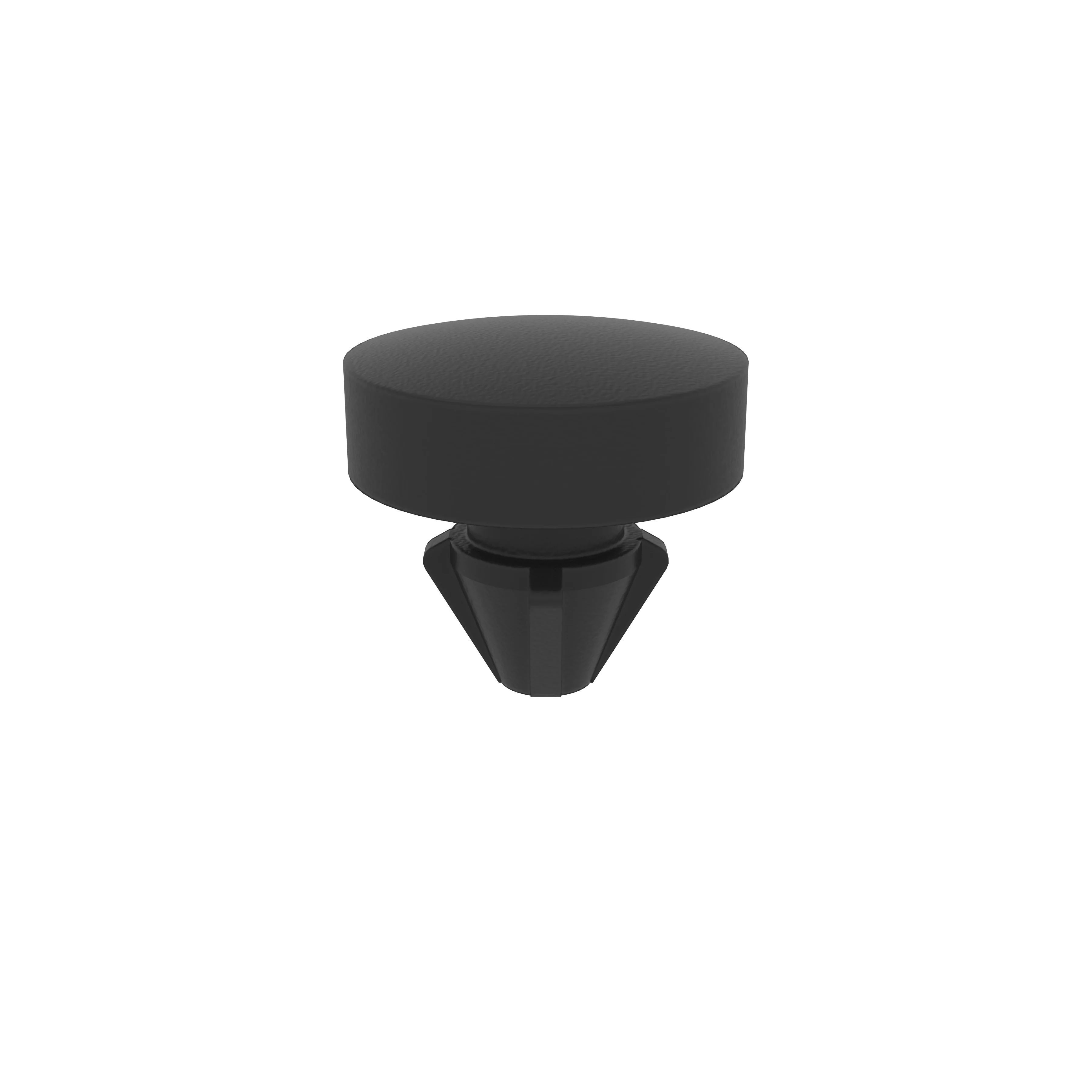 LID BUMPER ROUND BLK