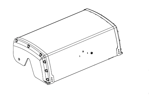 LID - HUMMER ASSEMBLY 550 BLK - Image 3